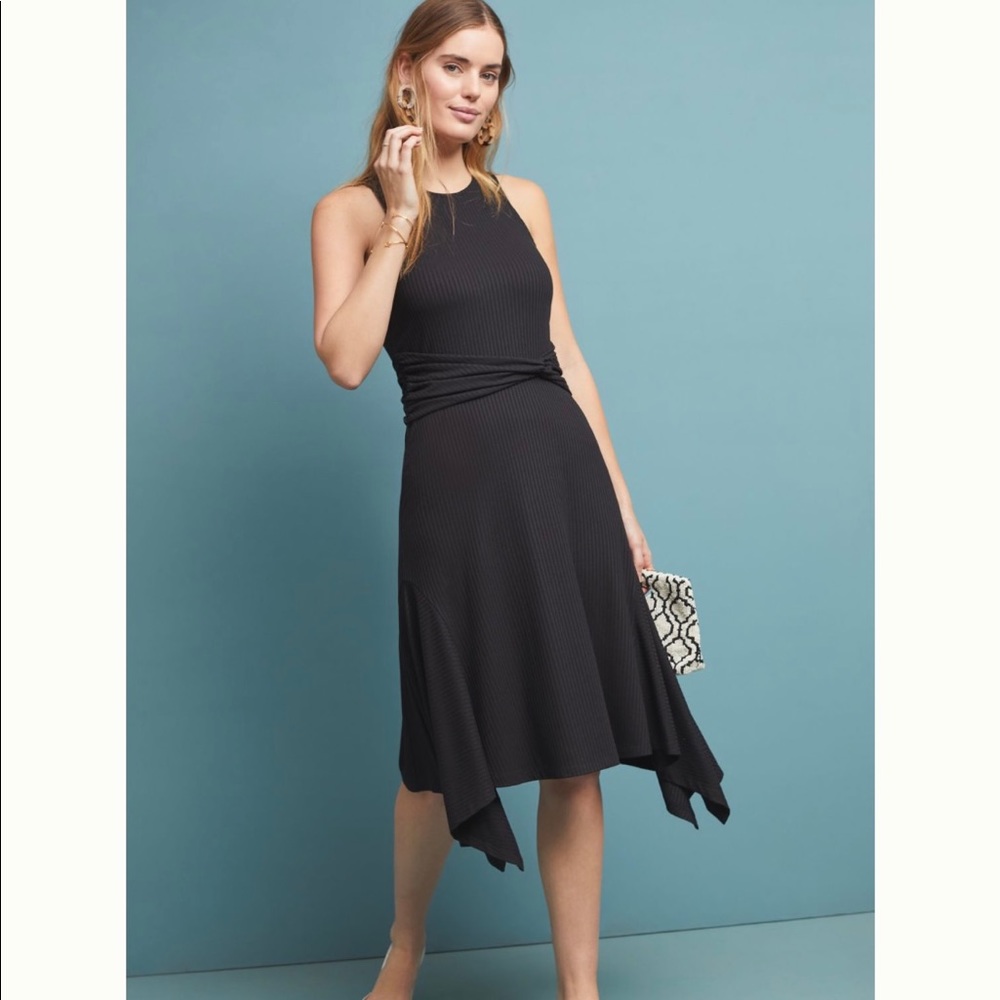 Ribbed tank dress with | Anthropologie